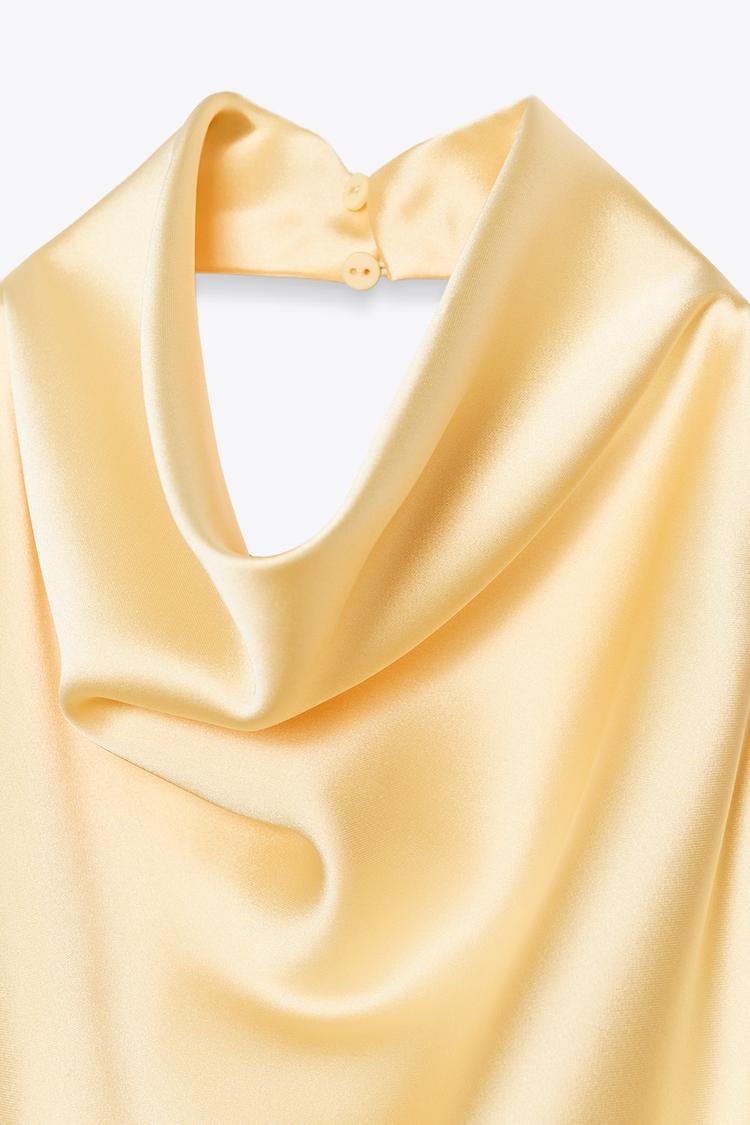 Lucia | Satin Halter Top