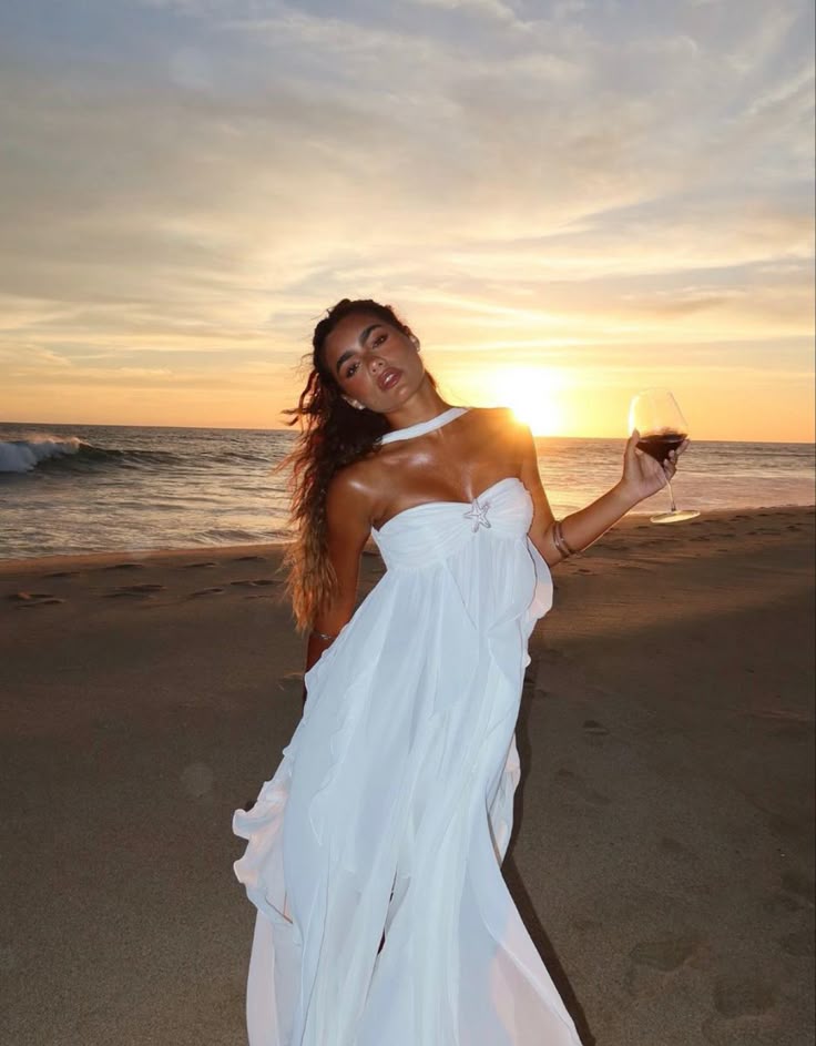 Collins | Ruffle Strapless Maxi Dress