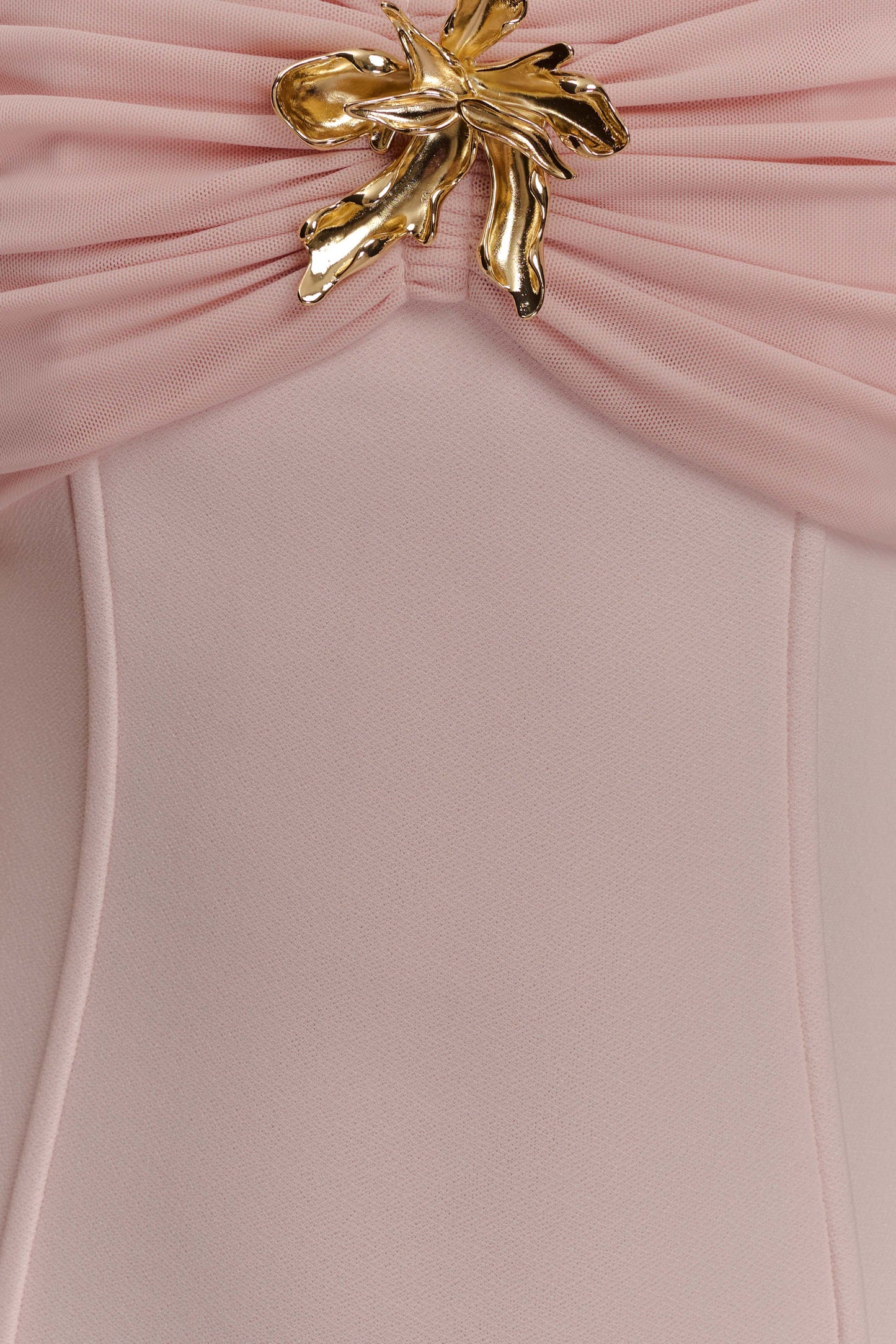 Lola Off Shoulder Crepe Maxi Dress