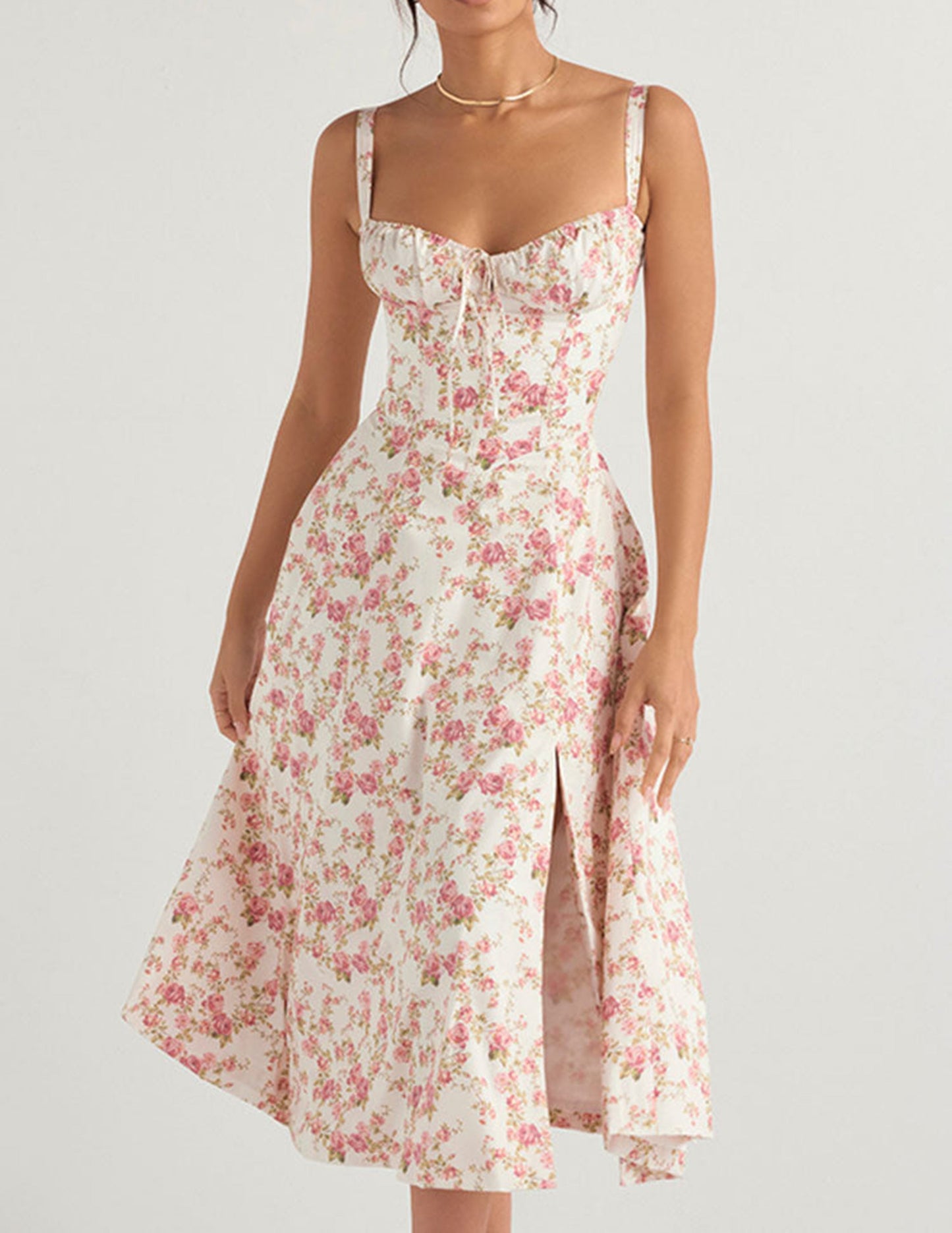 Waist Shaper Flower Sundress