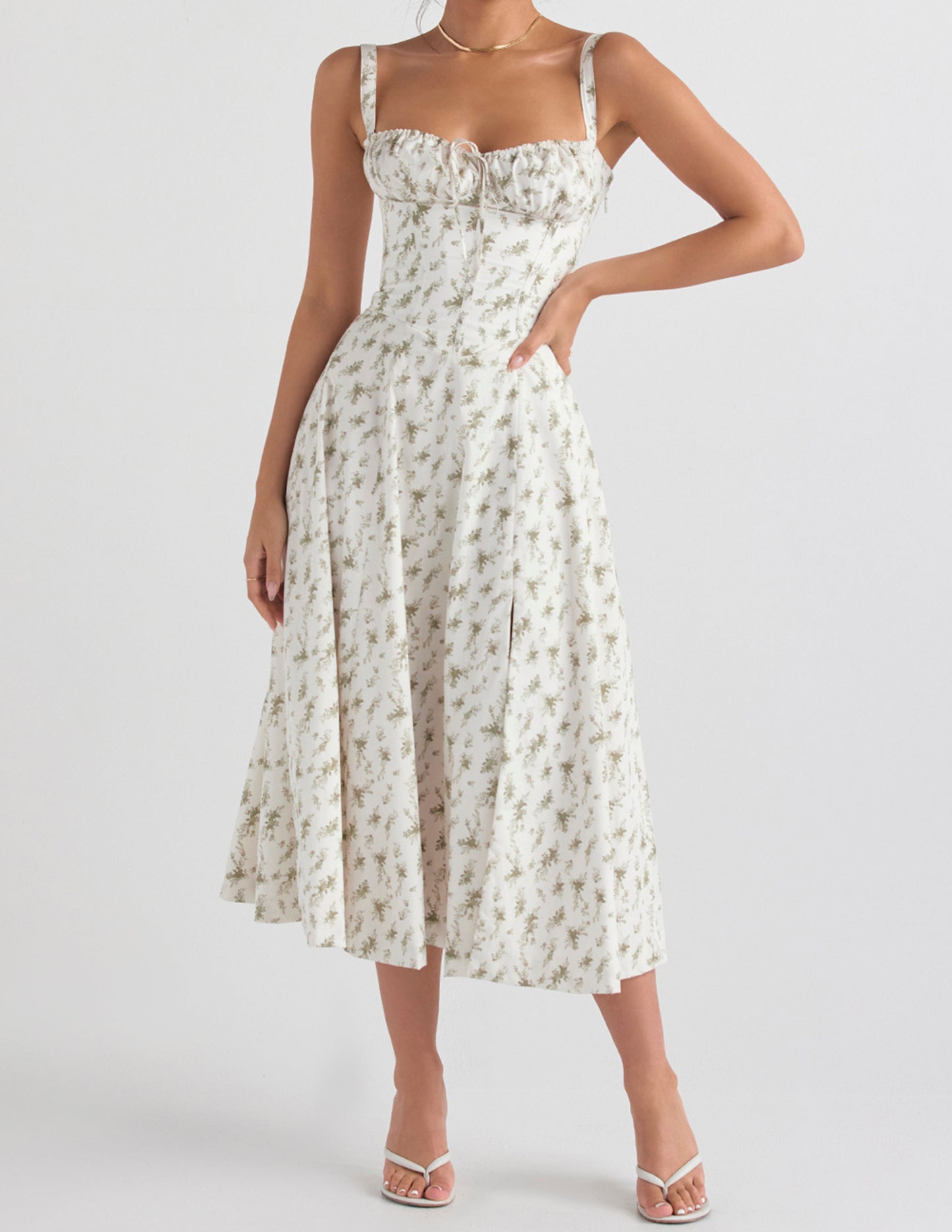 Waist Shaper Flower Sundress