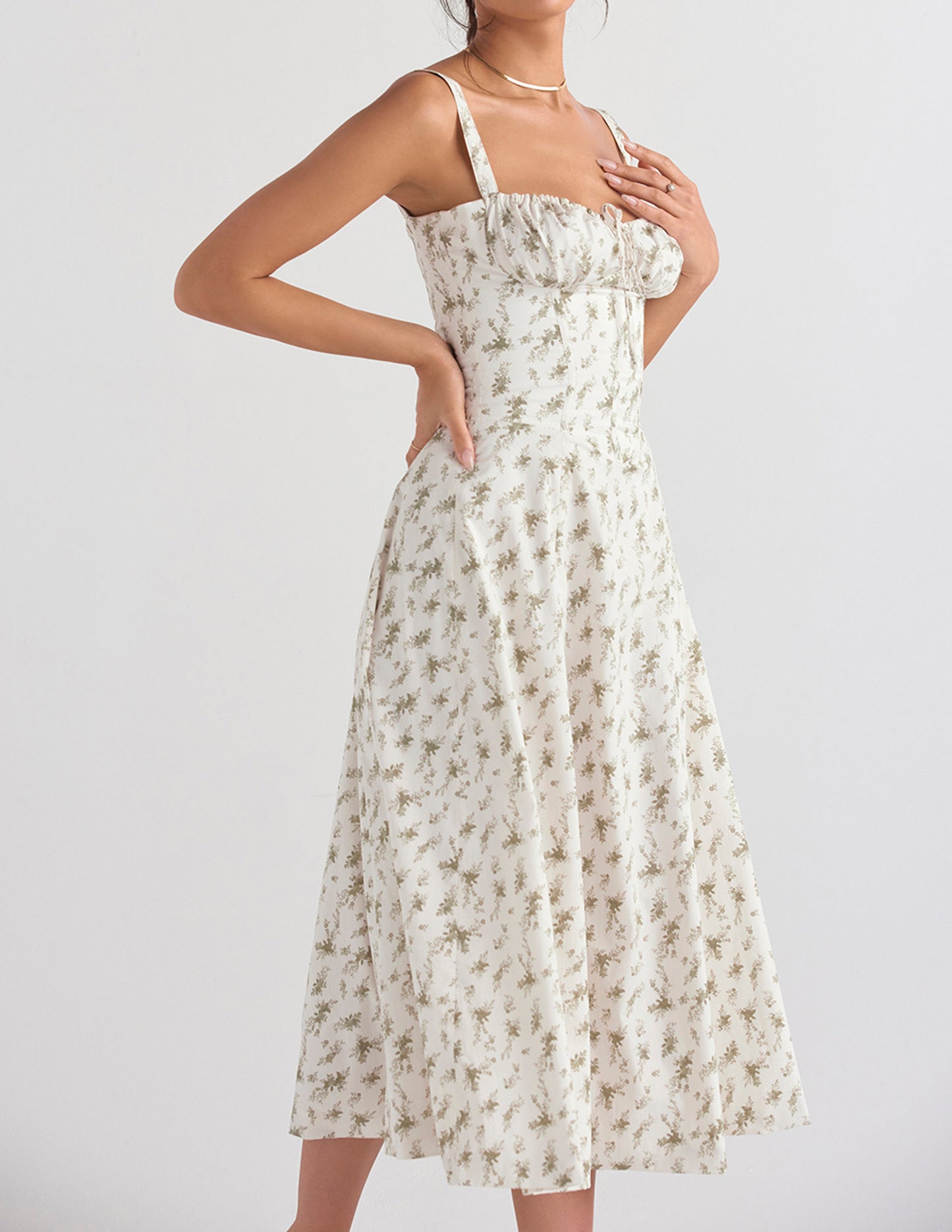 Waist Shaper Flower Sundress