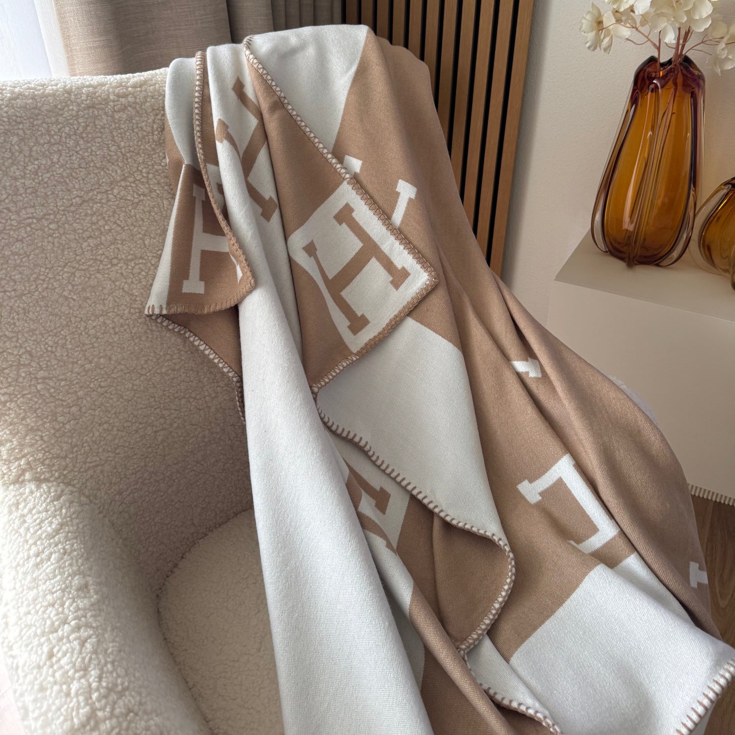 Wol-kasjmier Deken - Sava | Luxe Plaid
