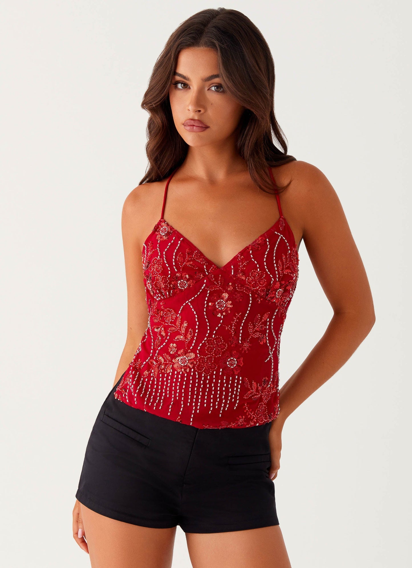 Sequin Cami Top
