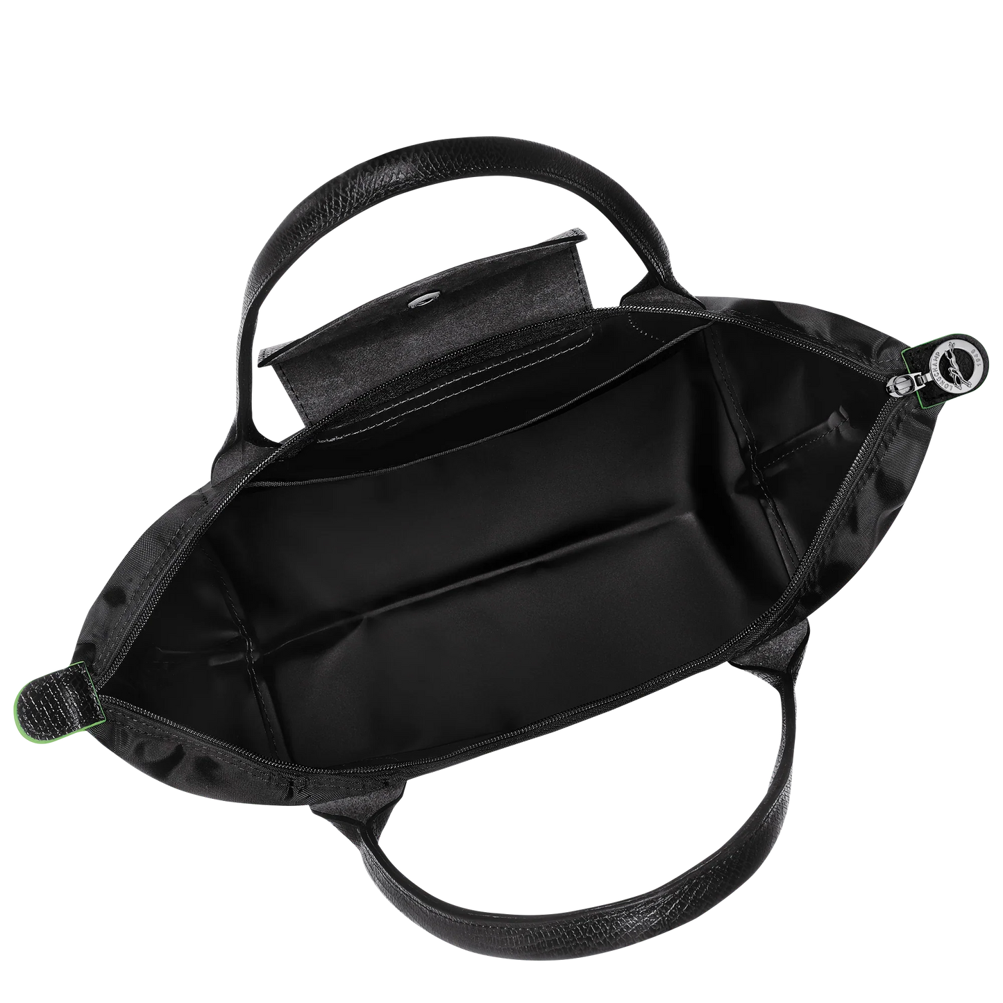 Medium Pliage Tote, Black - Recycled canvas