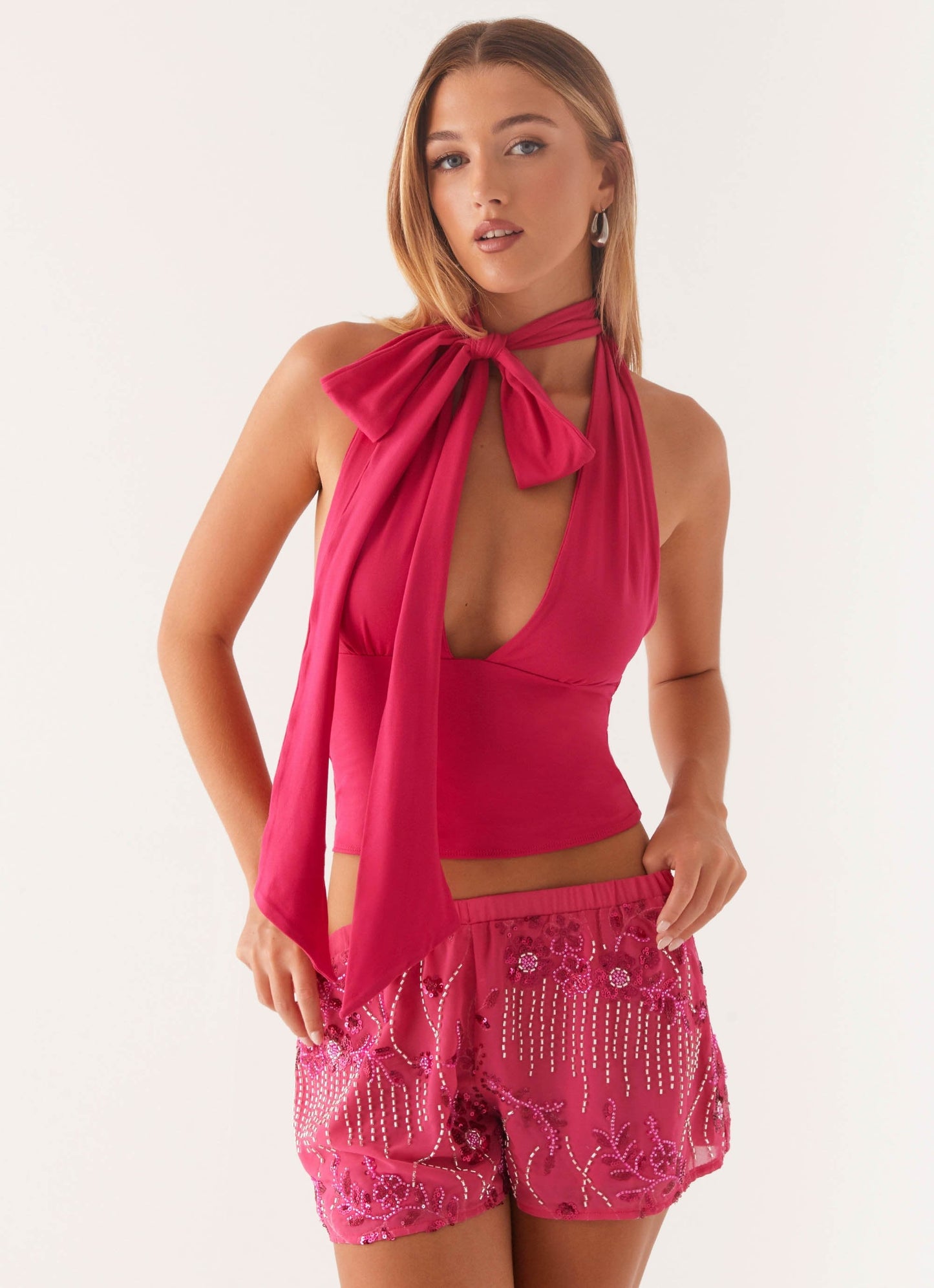 Sequin Mini Shorts