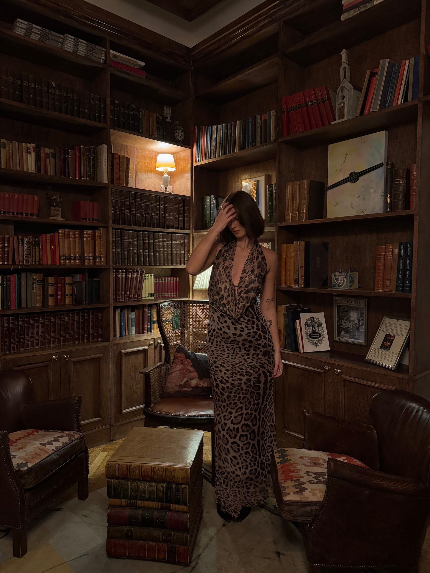 Savanna Leopard Maxi Dress