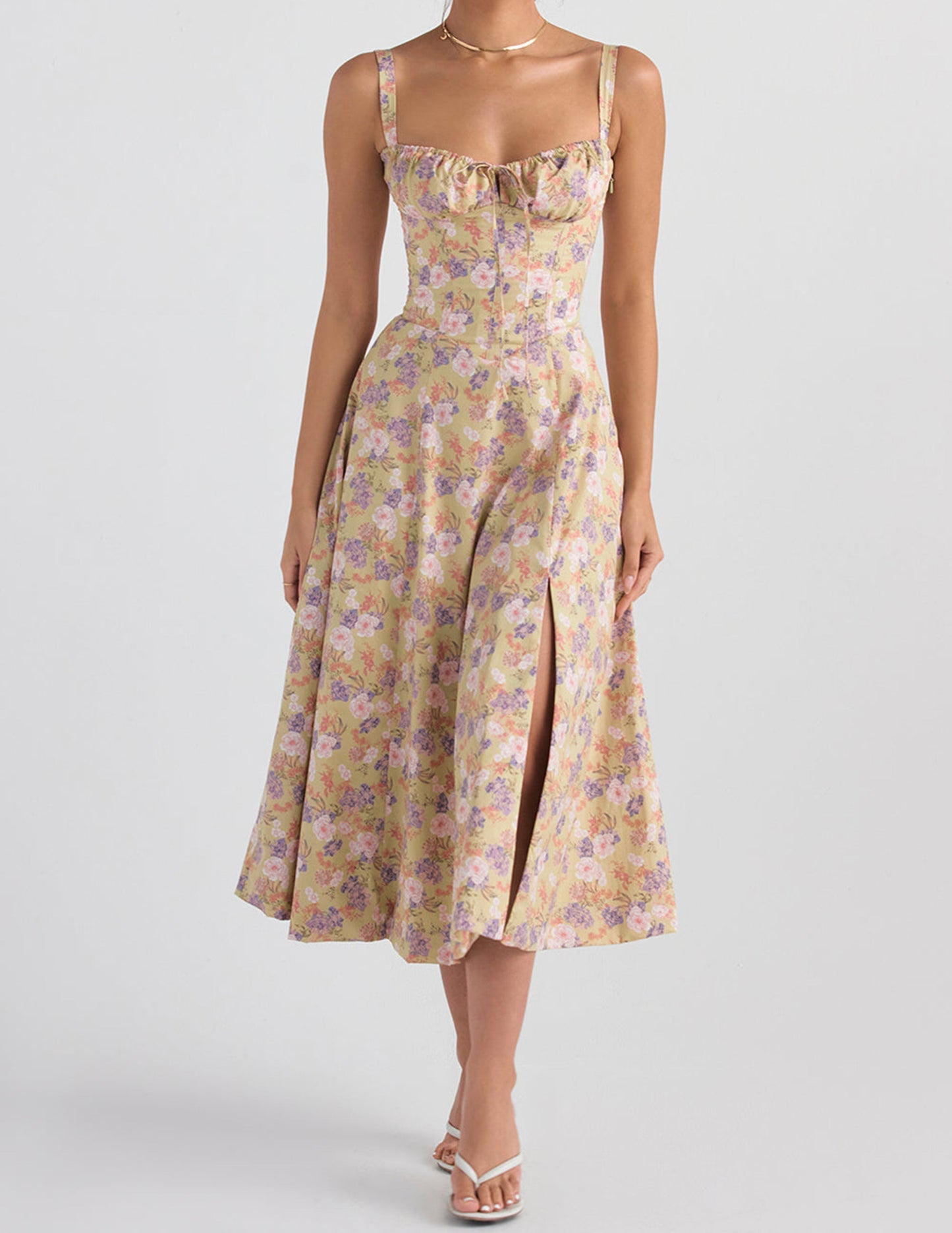 Waist Shaper Flower Sundress