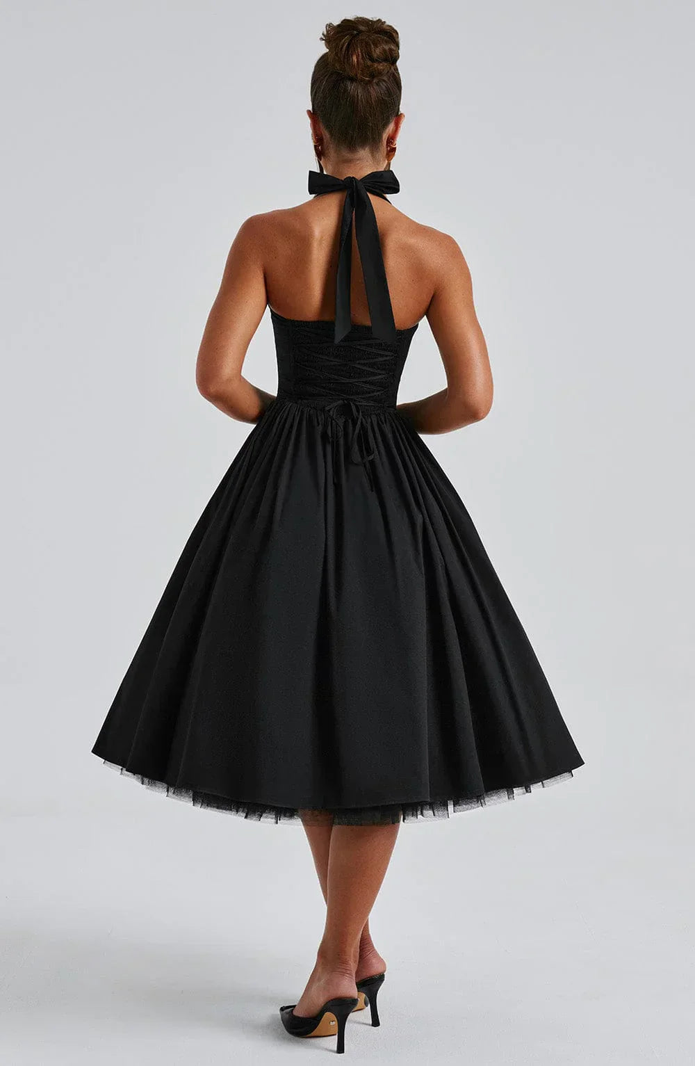 Monaco Grace Corset Midi Dress
