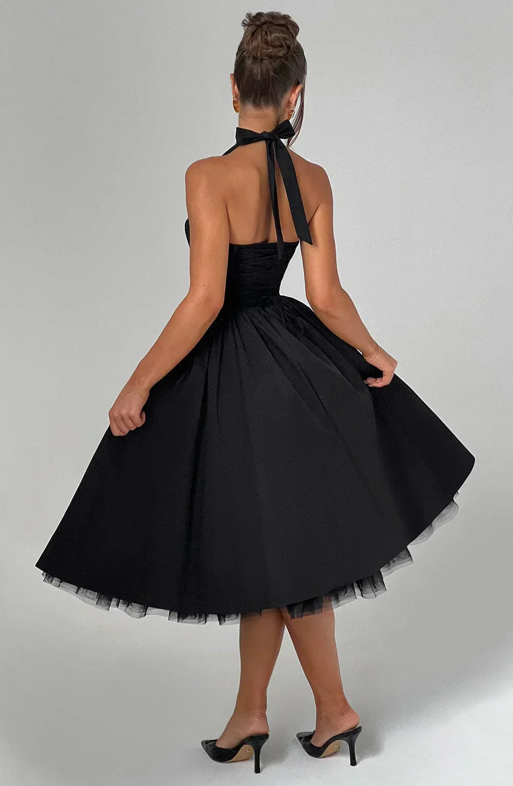 Monaco Grace Corset Midi Dress