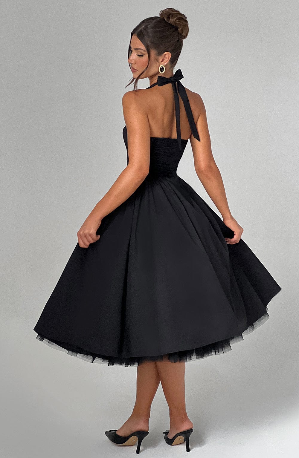 Monaco Grace Corset Midi Dress