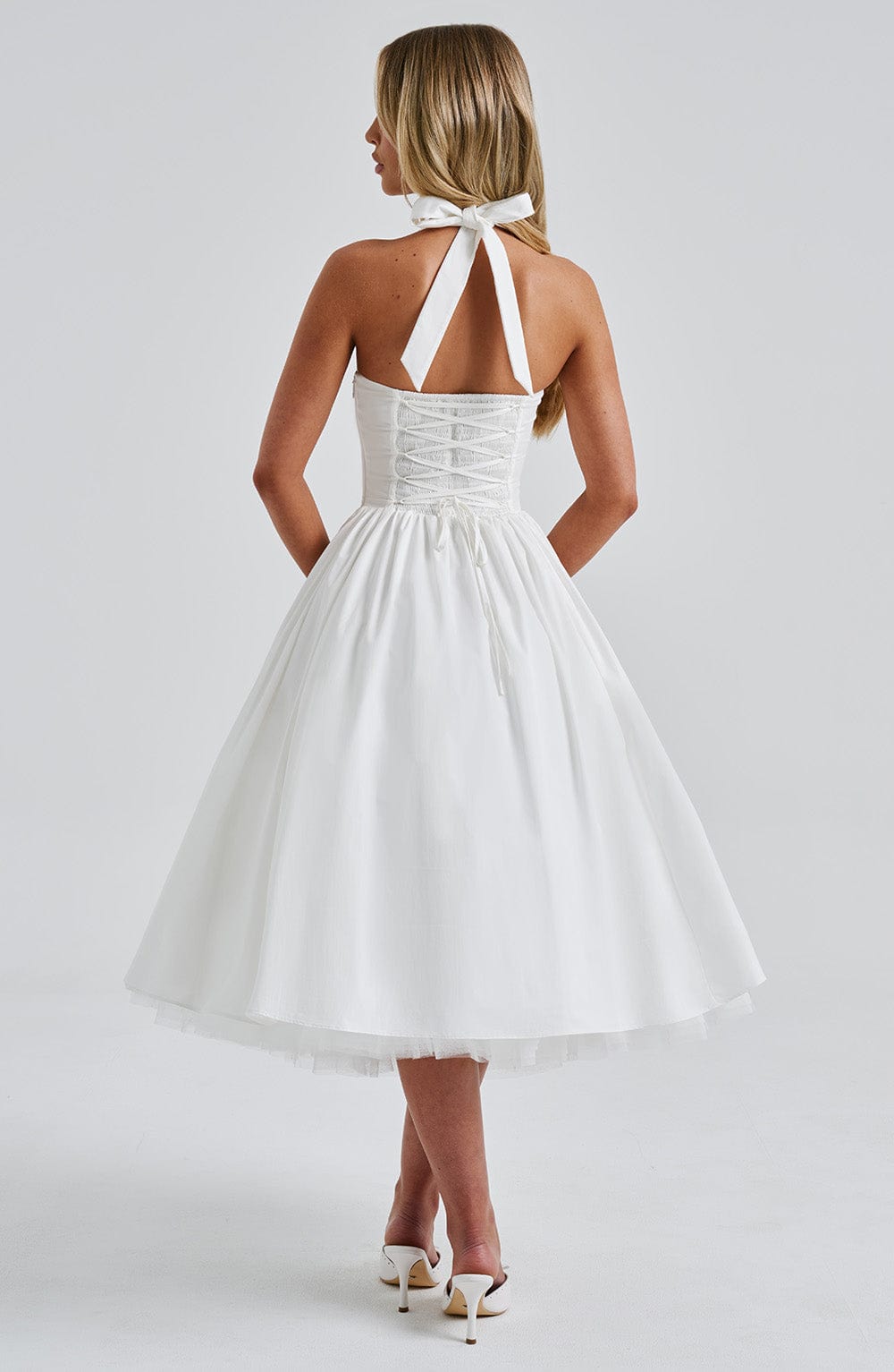 Monaco Grace Corset Midi Dress