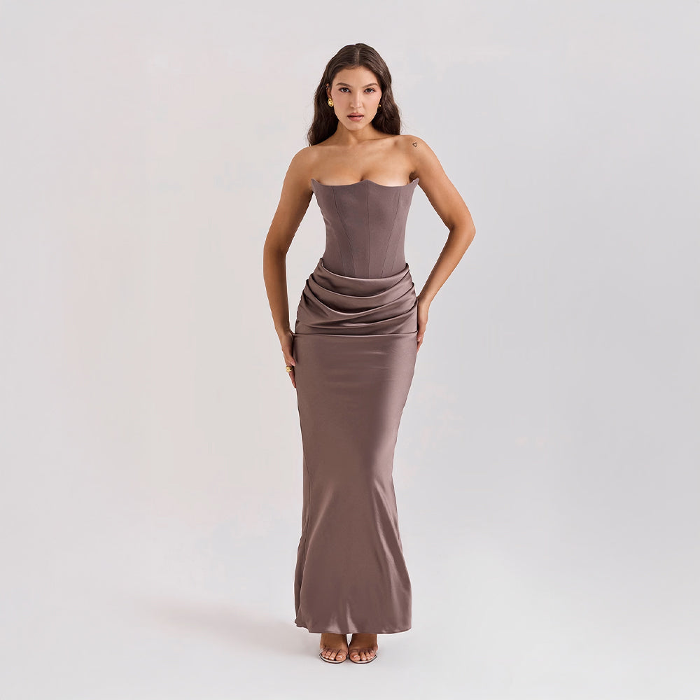 Elena | Strapless Jurk
