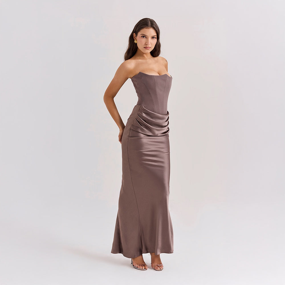 Elena | Strapless Jurk