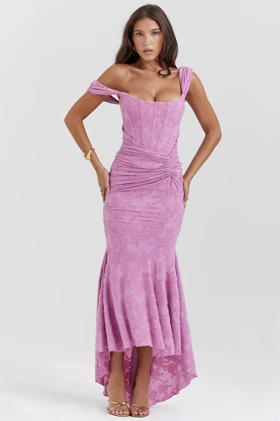 Casandra Lace Maxi-jurk
