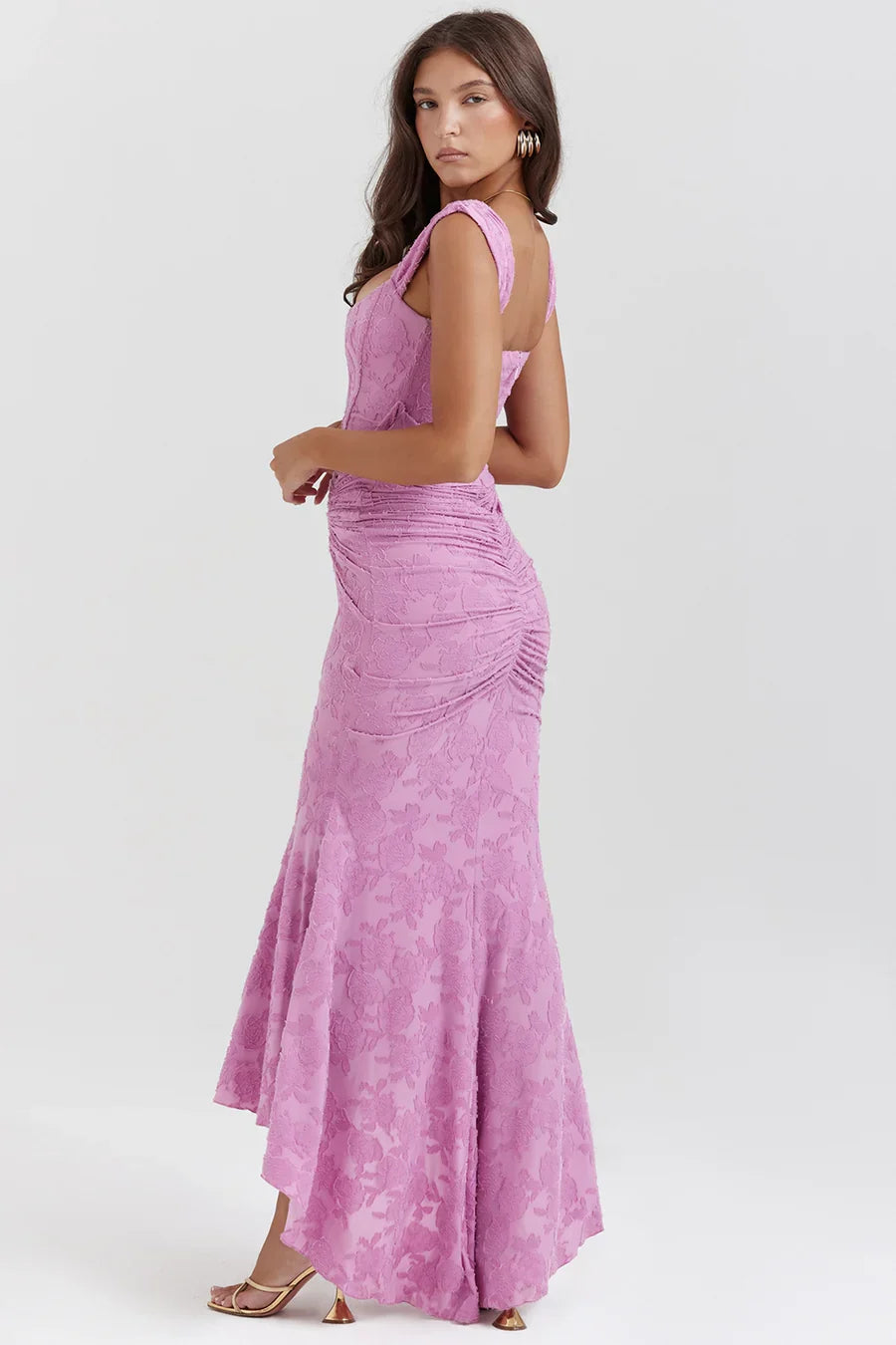 Casandra Lace Maxi-jurk