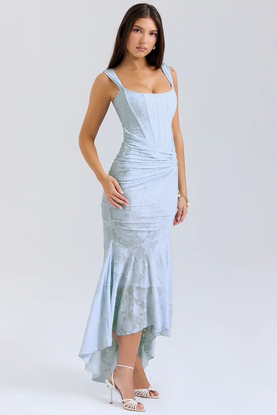 Casandra Lace Maxi-jurk