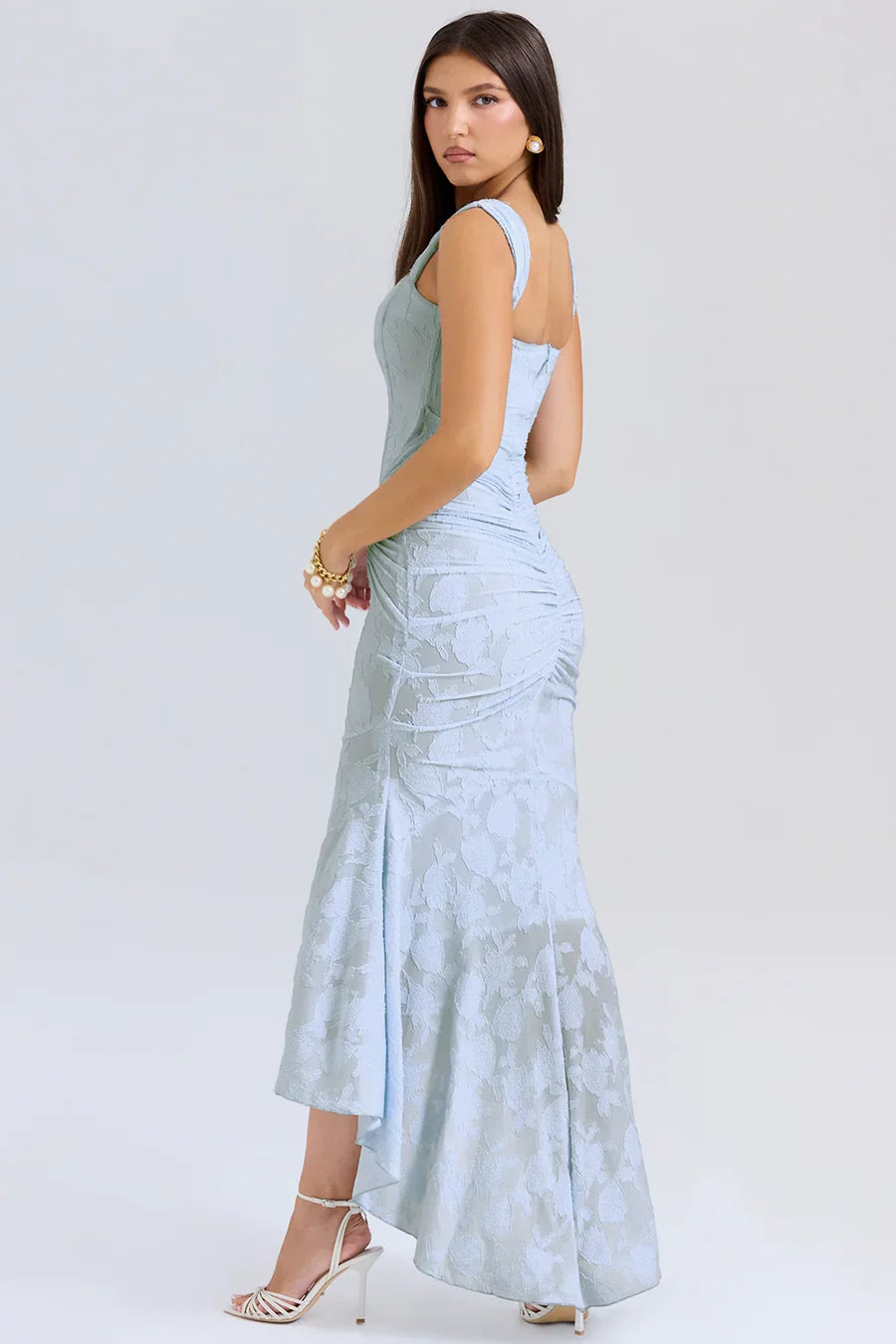 Casandra Lace Maxi-jurk