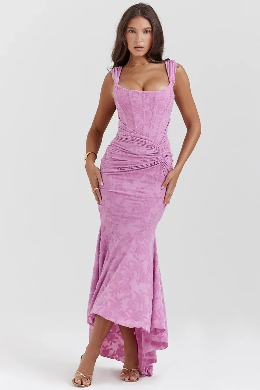 Casandra Lace Maxi-jurk