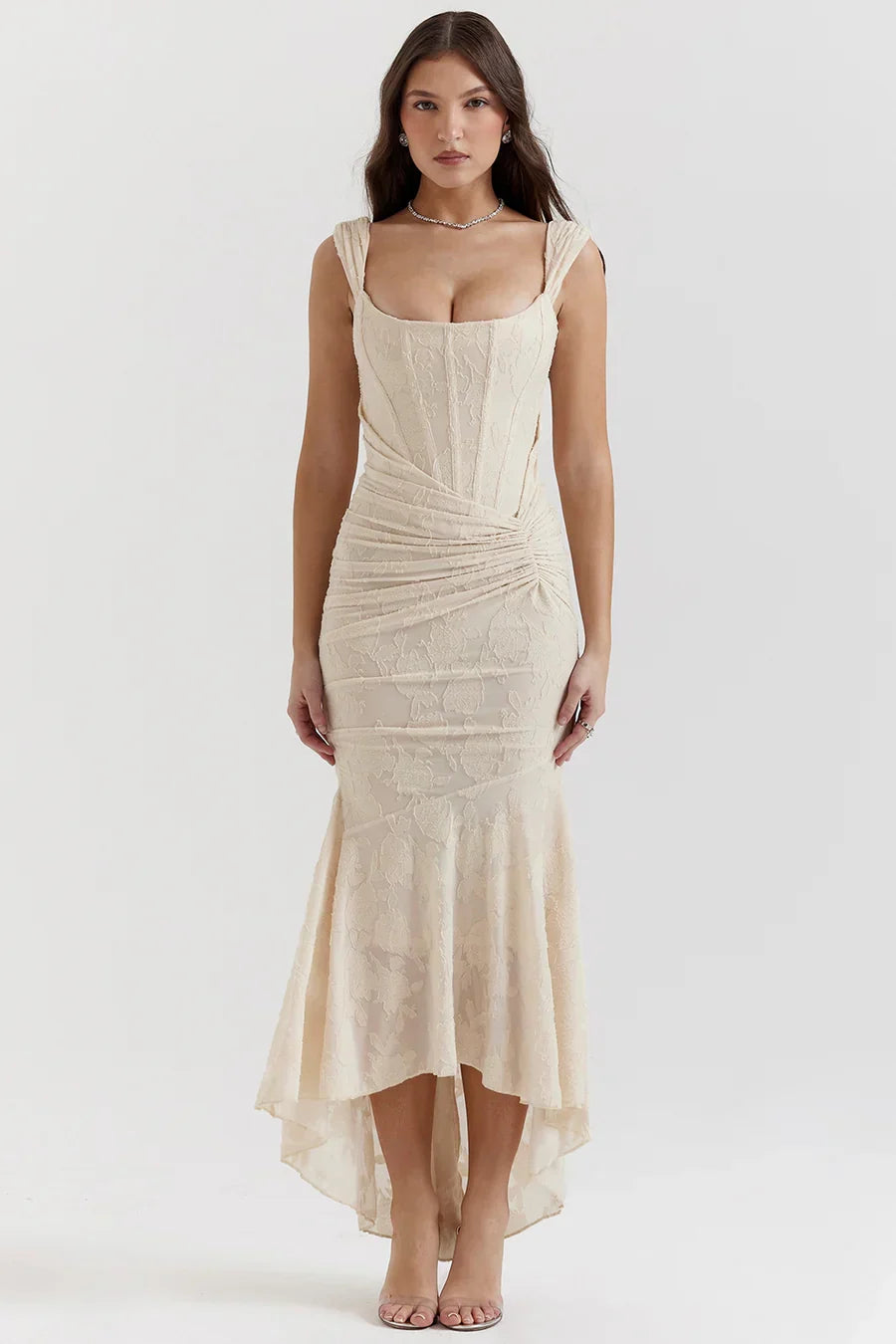 Casandra Lace Maxi-jurk