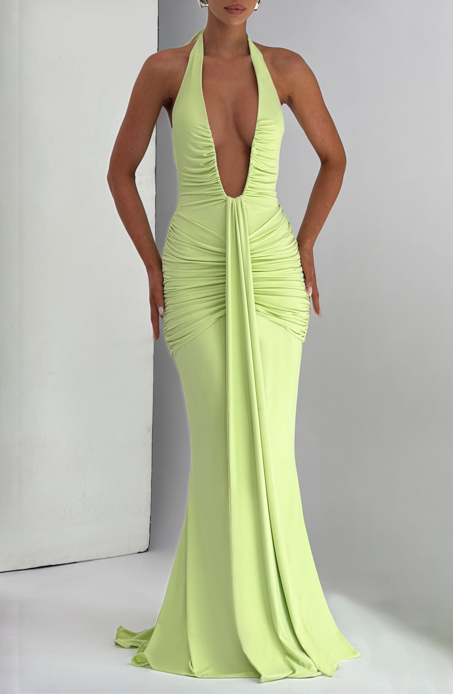 Sorella| Emerald Lime Dress