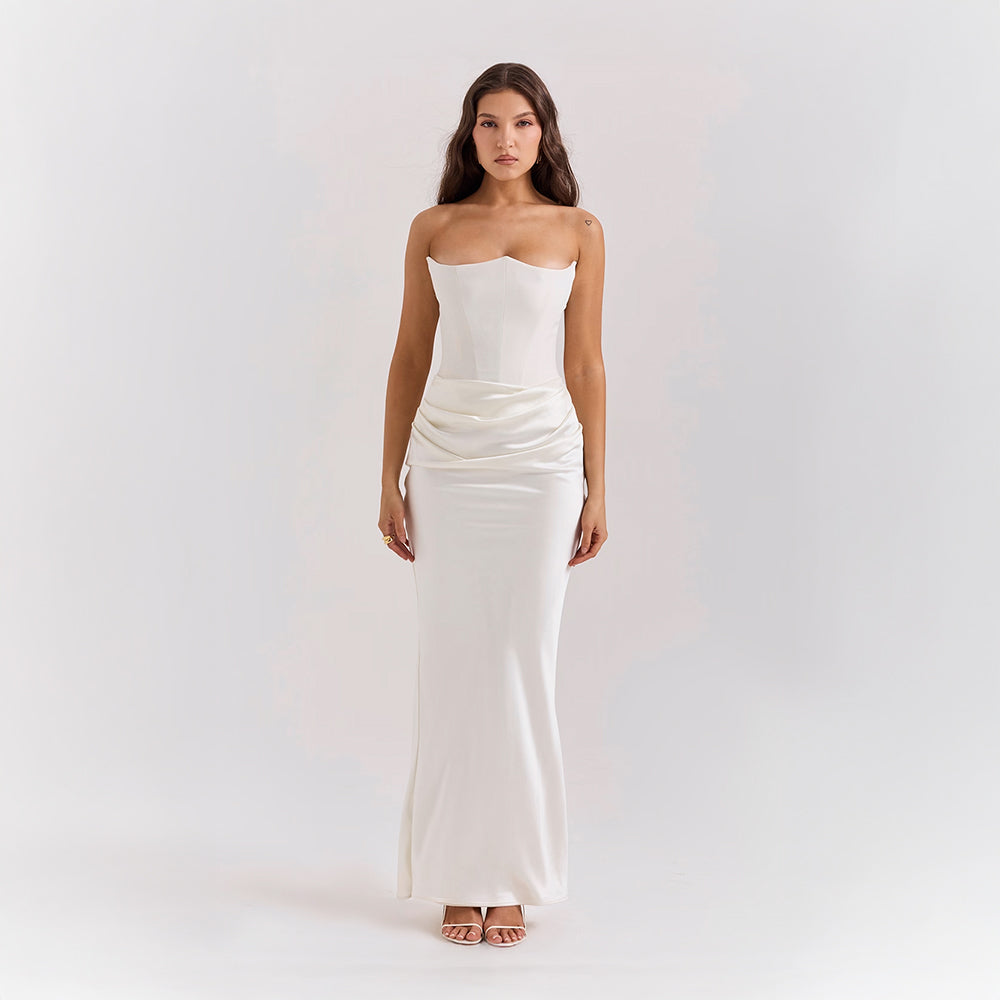 Elena | Strapless Jurk