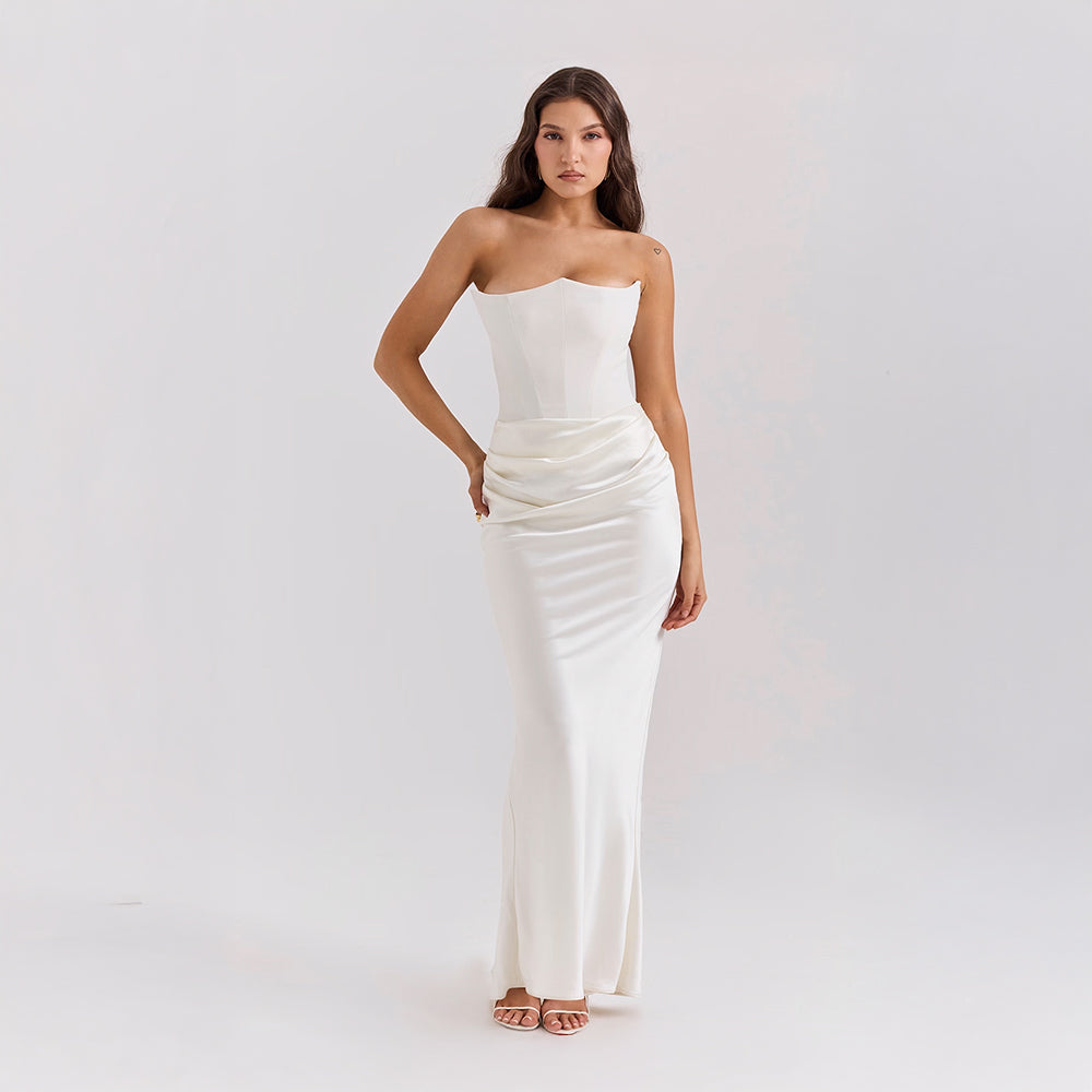 Elena | Strapless Jurk