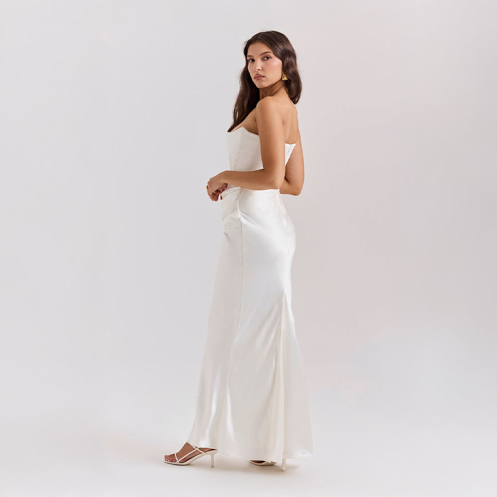 Elena | Strapless Jurk