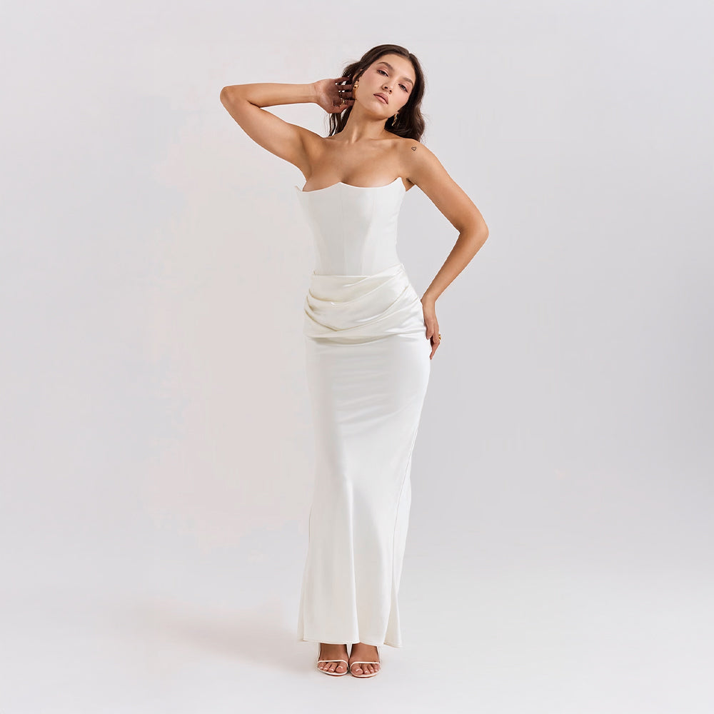 Elena | Strapless Jurk
