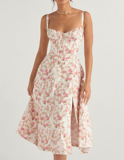 Waist Shaper Flower Sundress