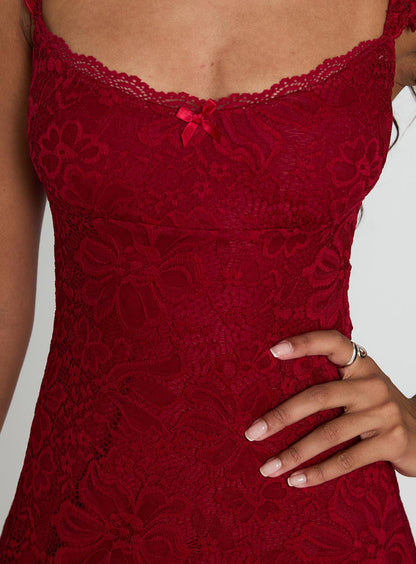 Thalia Lace Bodycon Mini Dress