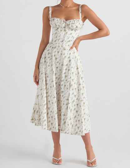 Waist Shaper Flower Sundress