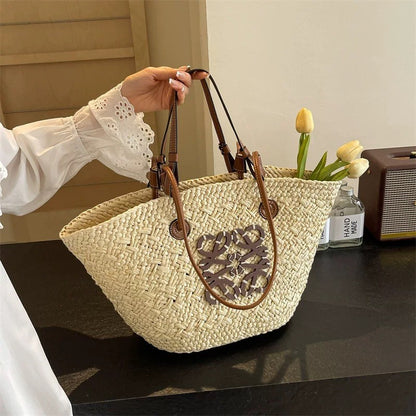 Capri | Straw Beach Bag