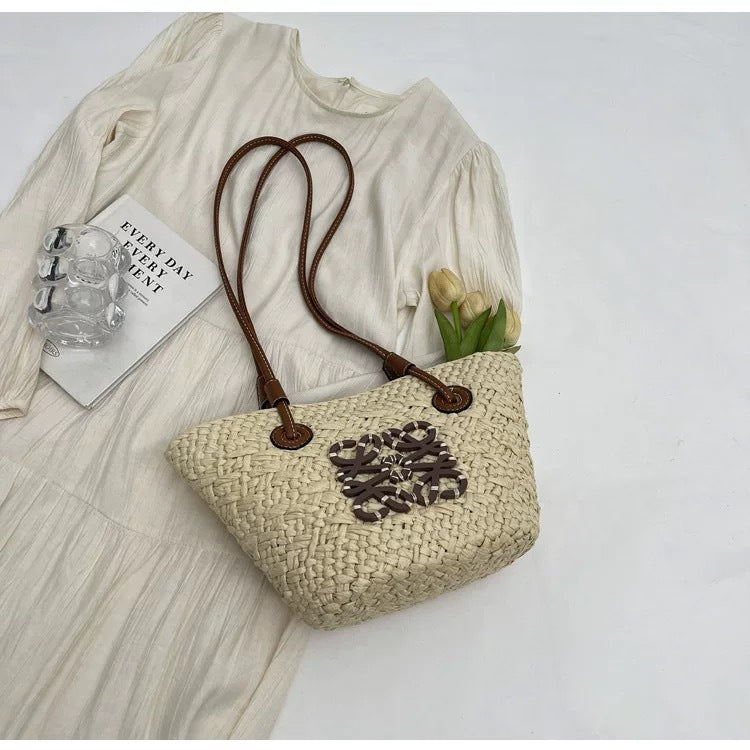 Capri | Straw Beach Bag