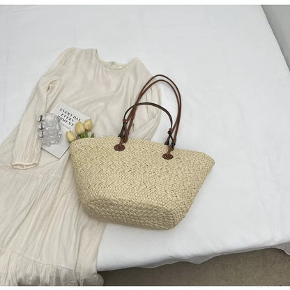 Capri | Straw Beach Bag