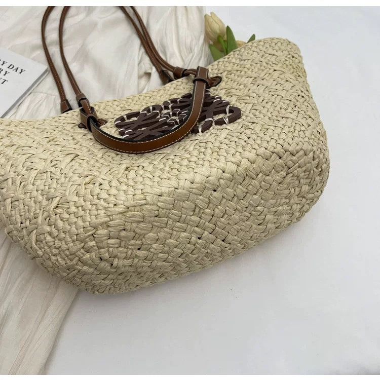 Capri | Straw Beach Bag