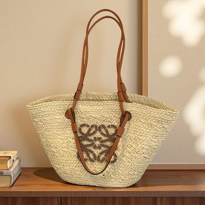 Capri | Straw Beach Bag
