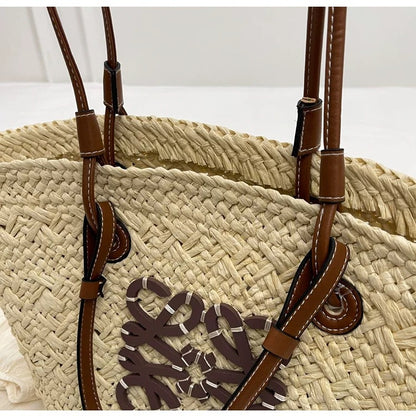 Capri | Straw Beach Bag