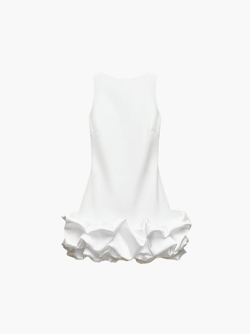Anna | Sleeveless Ruffle Mini Dress