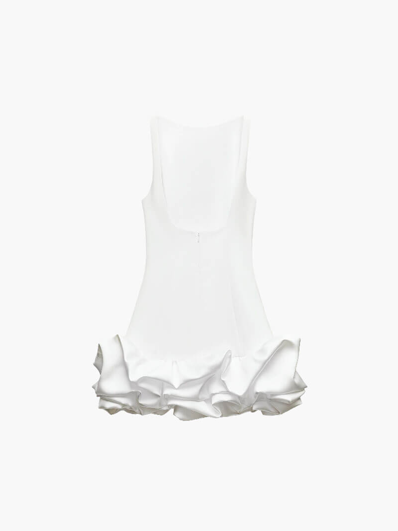 Anna | Sleeveless Ruffle Mini Dress