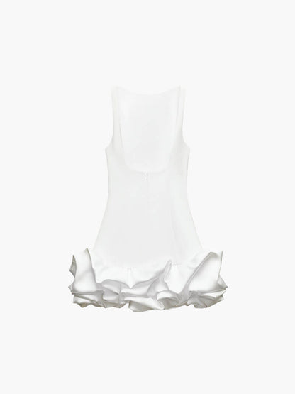 Anna | Sleeveless Ruffle Mini Dress