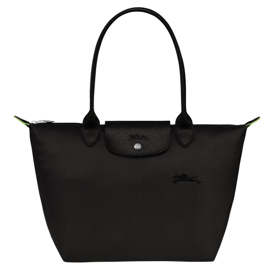 Medium Pliage Tote, Black - Recycled canvas