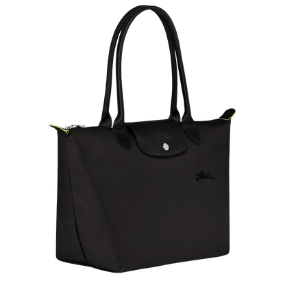 Medium Pliage Tote, Black - Recycled canvas