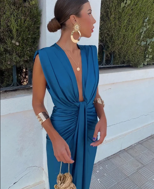 Angela | Capri Drape Dress