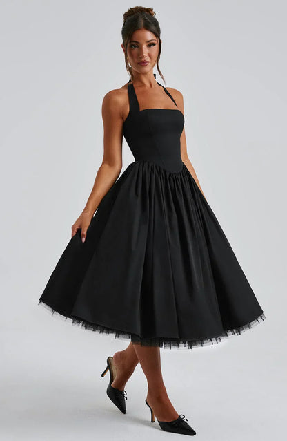 Monaco Grace Corset Midi Dress