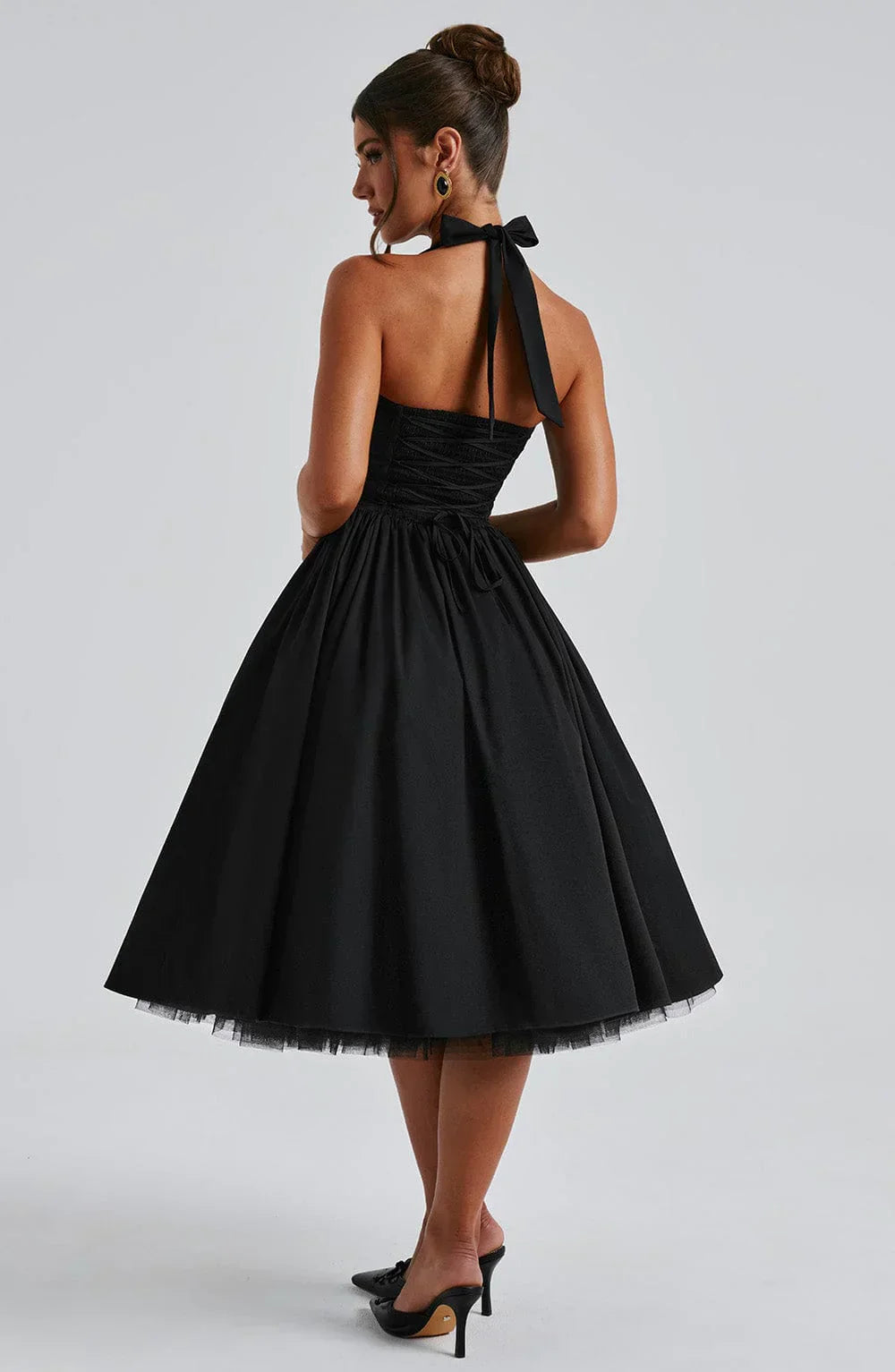 Monaco Grace Corset Midi Dress