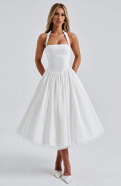 Monaco Grace Corset Midi Dress