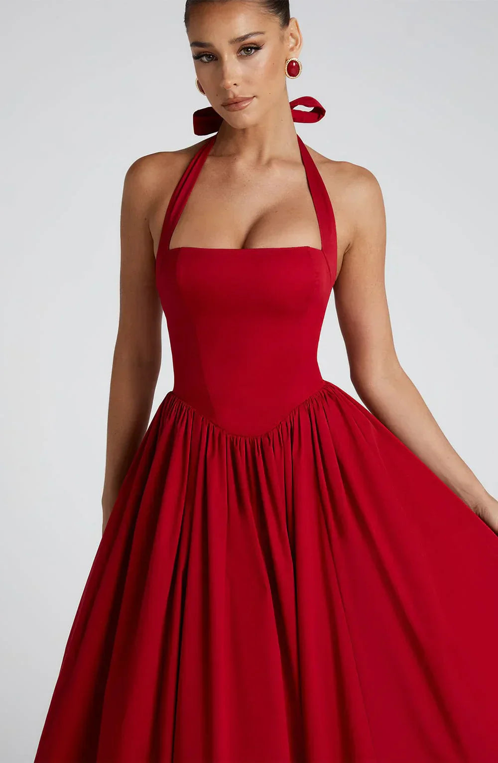 Monaco Grace Corset Midi Dress