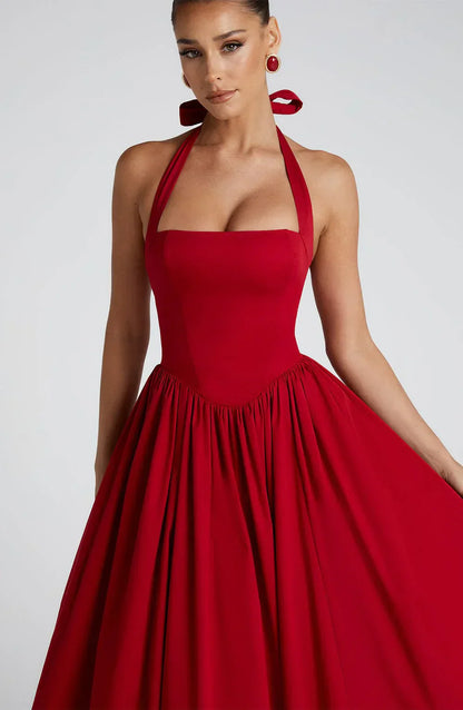 Monaco Grace Corset Midi Dress