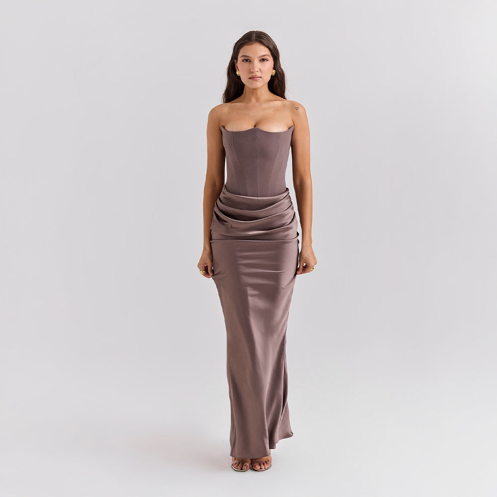 Elena | Strapless Jurk